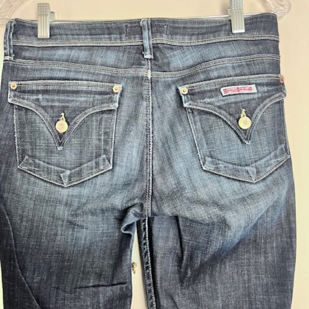 HUDSON FLAP BACK POCKET BOOTCUT JEANS-SIZE 28